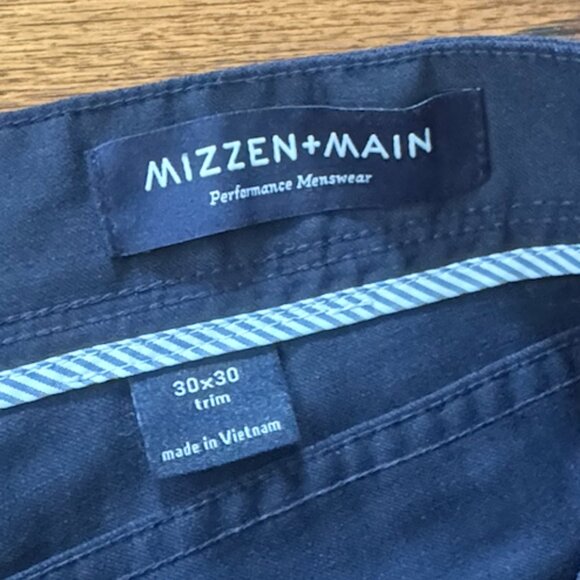 Mizzen and Main Navy Dress Pants - Picture 2 of 5